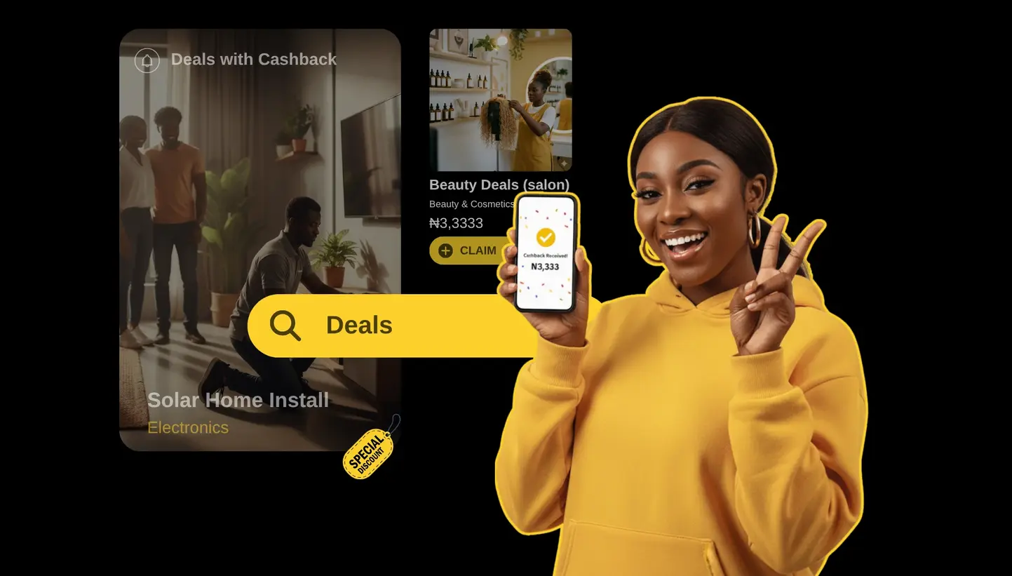 Get cashback when shopping in Nigeria